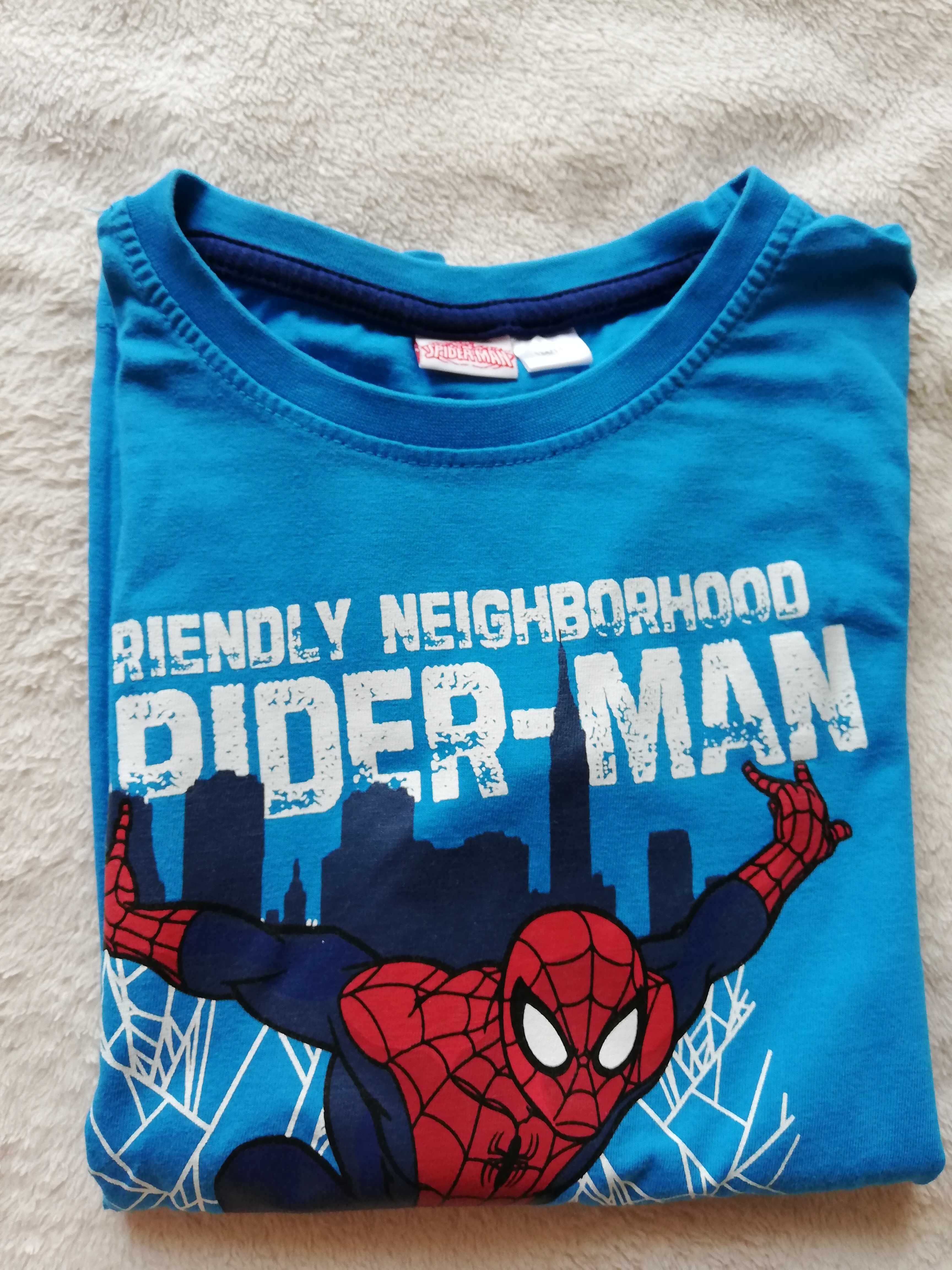 Bluzka chłopięca ze Spider-Manem firmy Marvel, rozmiar 134cm