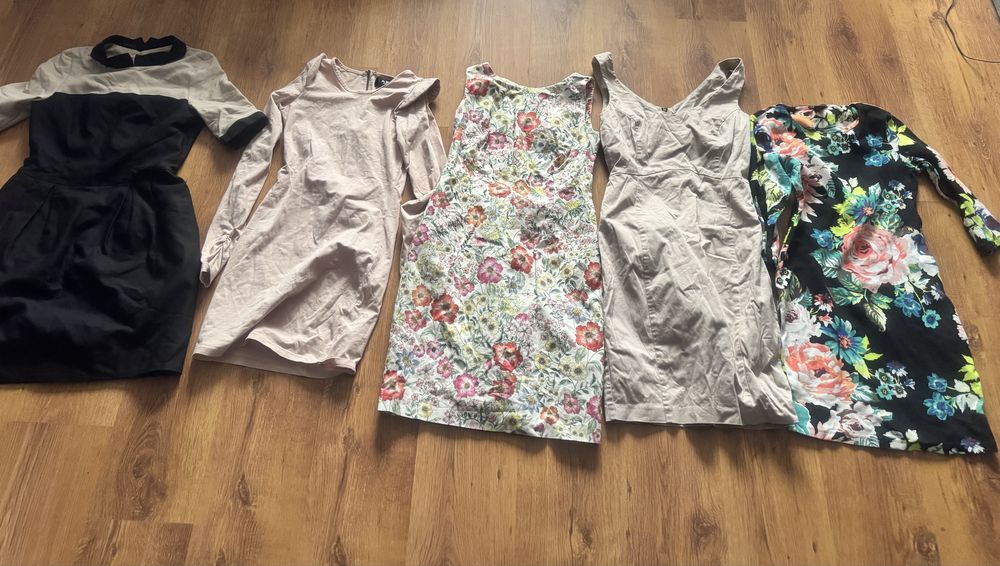 Mega paka 11 sztuk sukienki mohito reserved zara rozm s