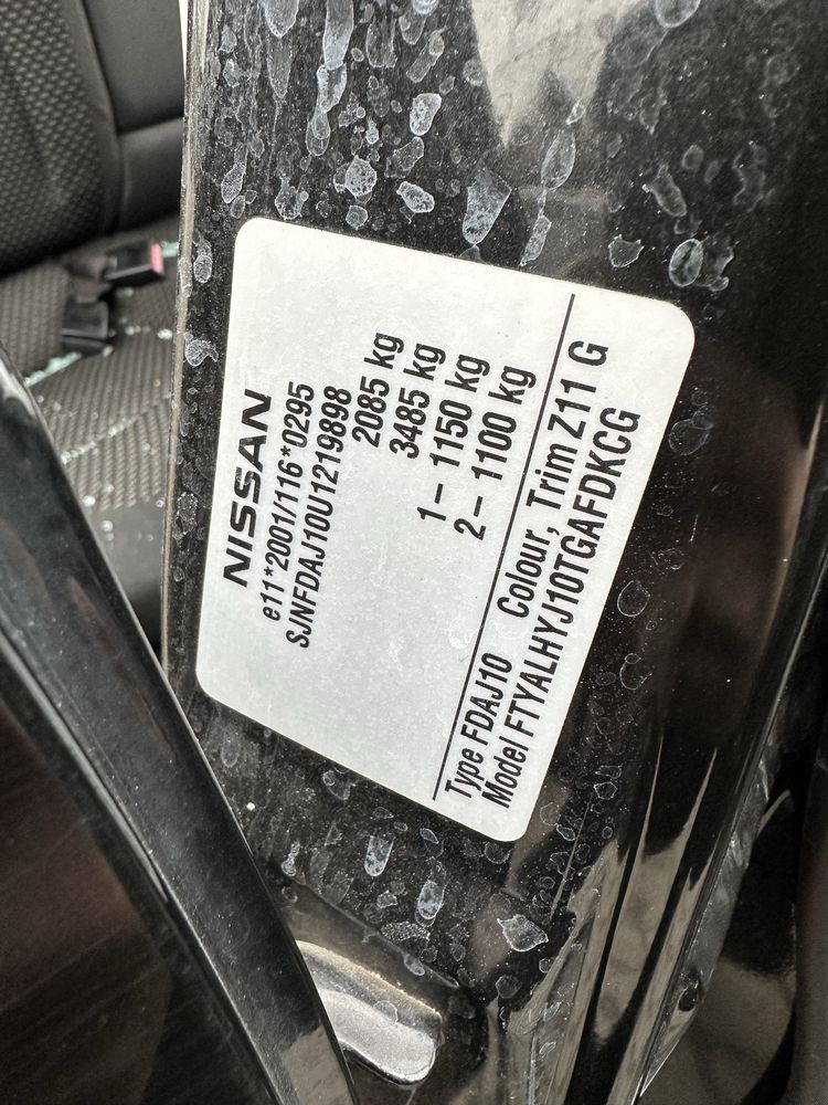 Drzwi Qashqai J10 Z11G Prawe Przód
