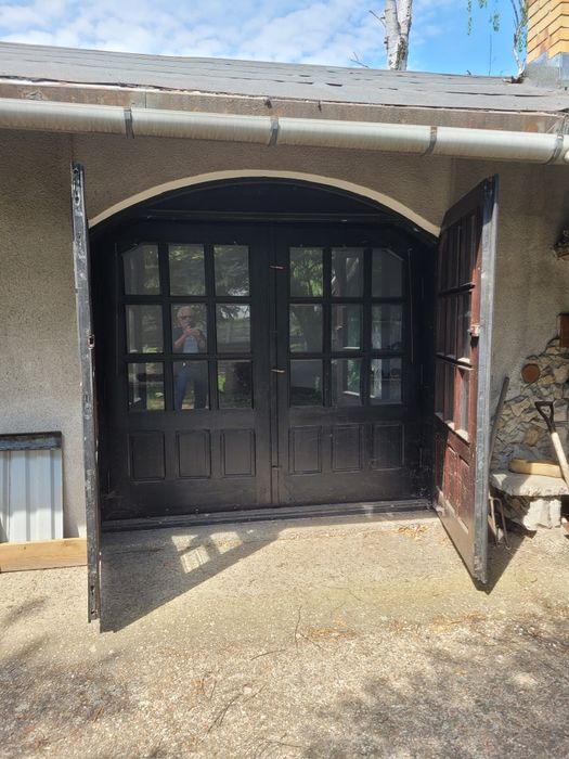 Drzwi tarasowe czteroskrzydłowe drewniane