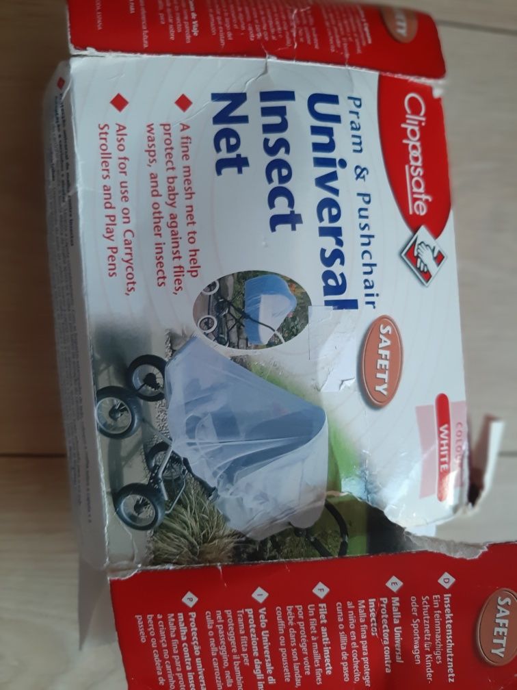 Siatka na wózek przeciw owadom