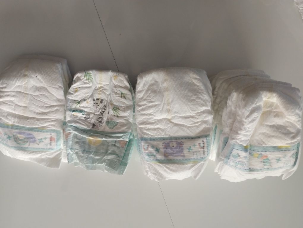 Pieluszki Pampers rozmiar 0, 1, 2