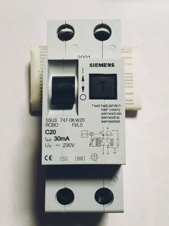 Дифавтомат Siemens 32А,20А