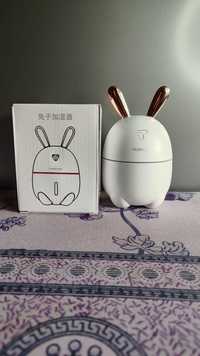 Зволожувач повітря та нічник 2в1 Humidifiers Rabbit з фільтром для вод