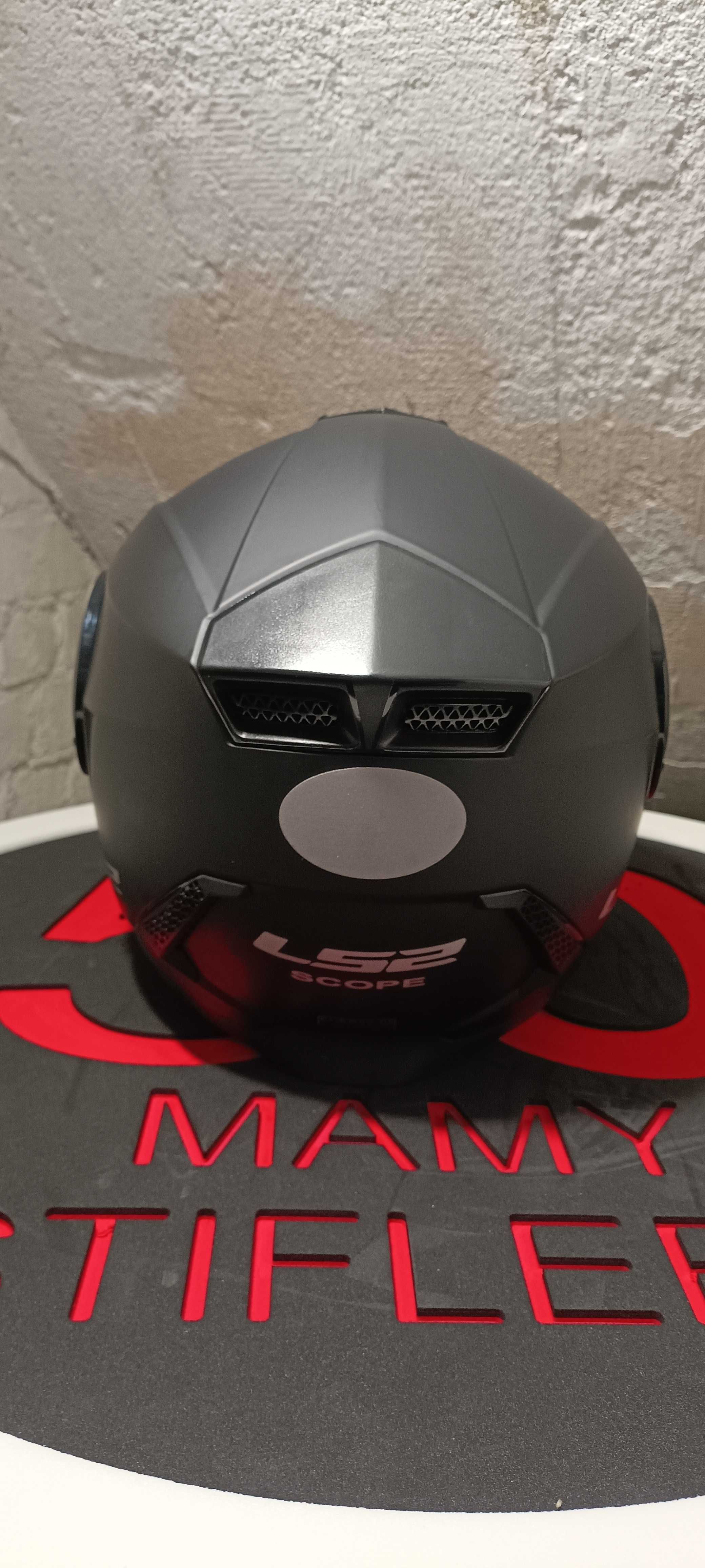 Kask motocyklowy LS2 rozmiar L z blendą i Pinlockiem