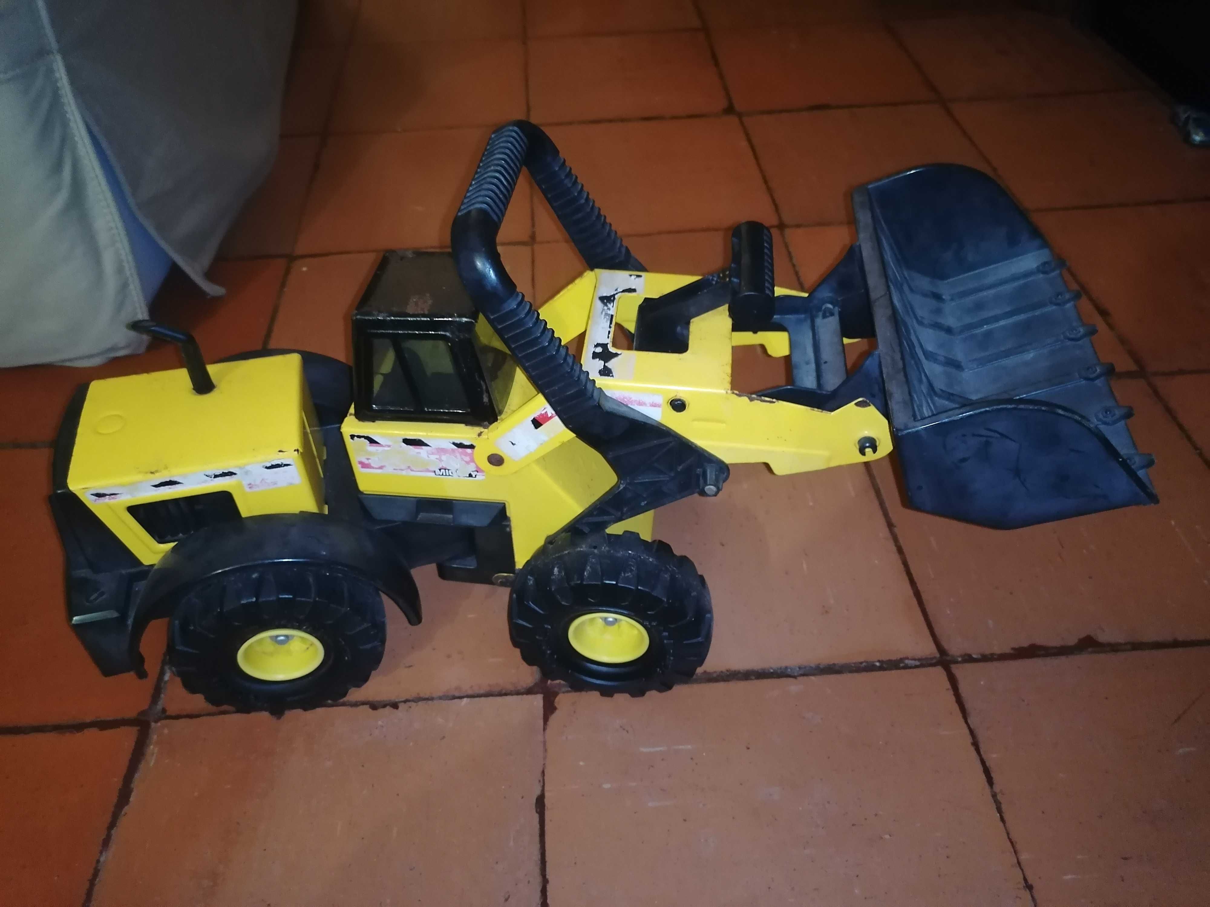 Trator de brincar antigo tonka 50 cm