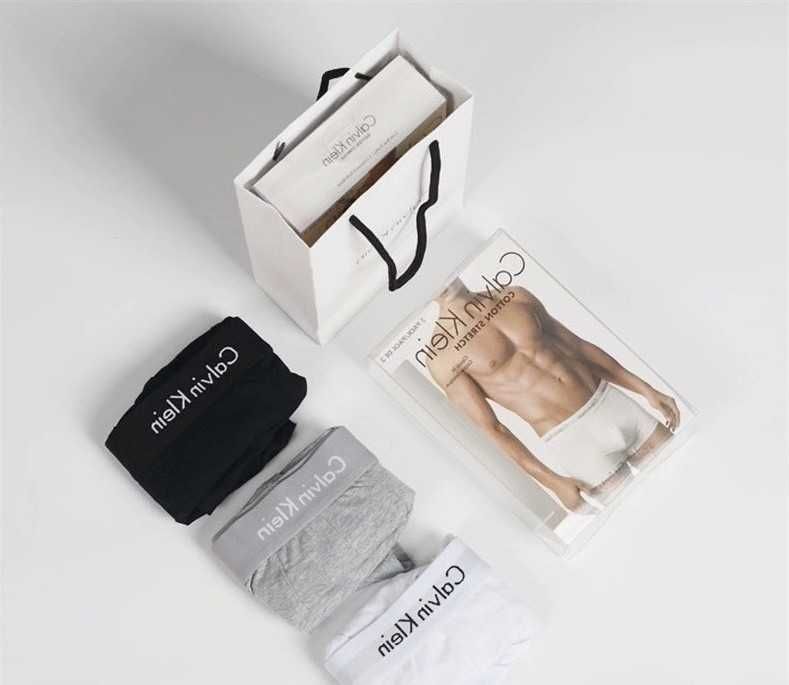 Calvin Klein 3x Boxer Shorts - Basic: Czarny, Biały, Szary
