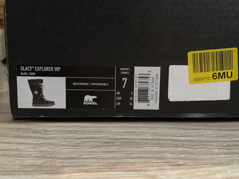 sorel 38 glacy explorer śniegowce sniegowce