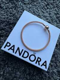 Pandora Bransoletka śliczna złota rose gold