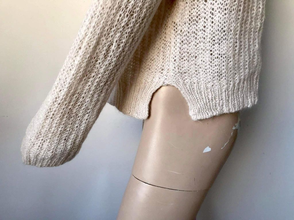 Amuse sweter damski M moher merino 
32% kid moher
28% wełna merino