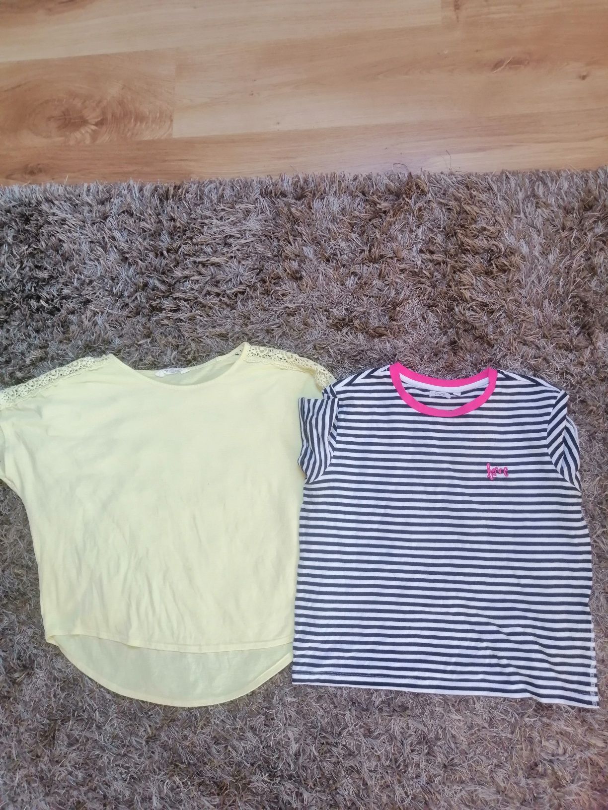 Dwa t-shirty dziewczęce rozmiar 158