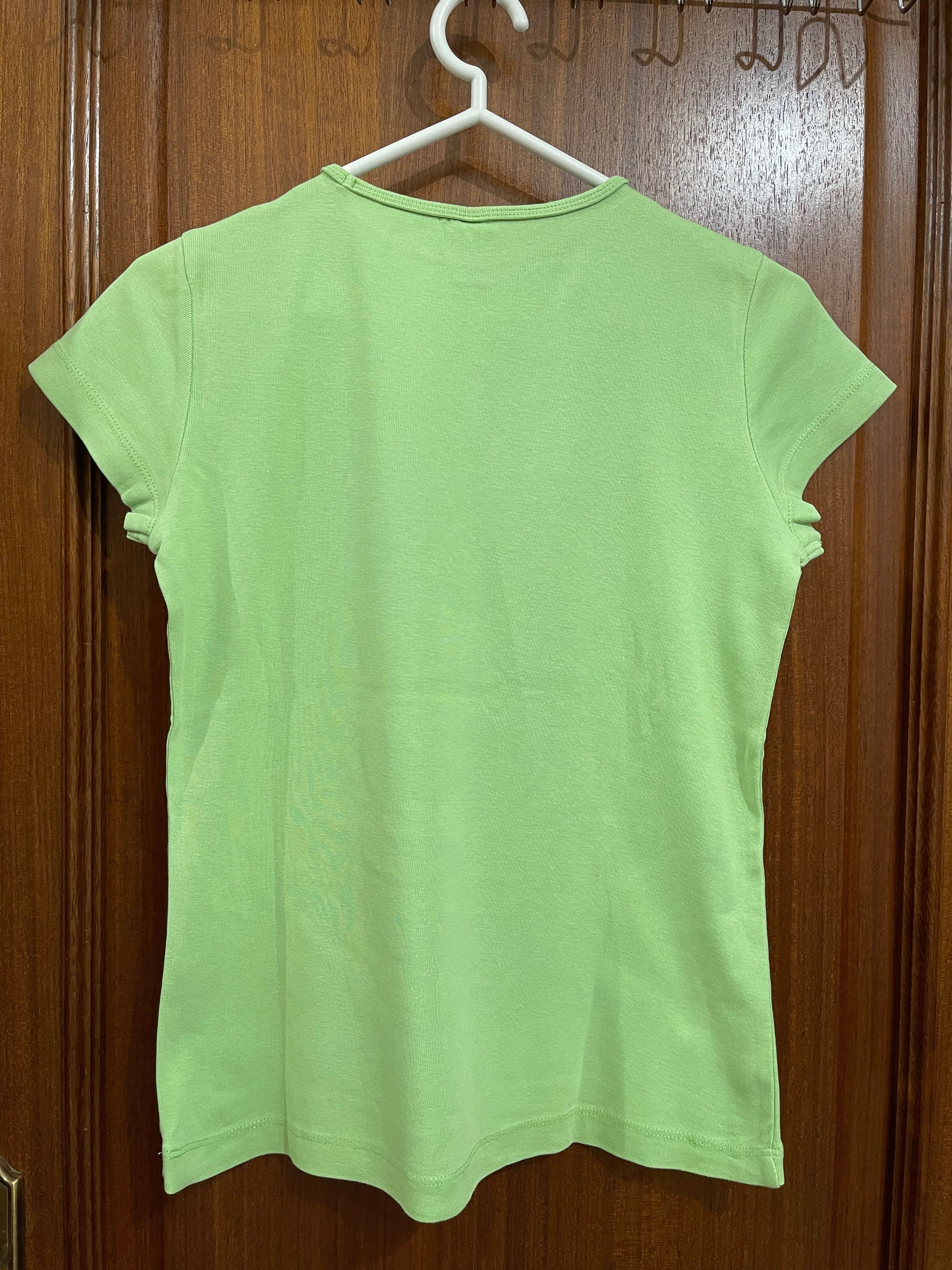 Tshirt Básica Verde, da Zara Kids