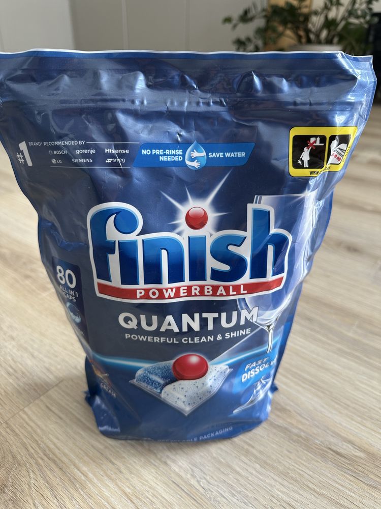 Kapsulki do zmywarki Finish quantum powerball 80 szt
