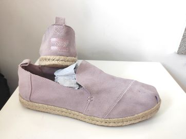 Espadryle TOMS liliowe