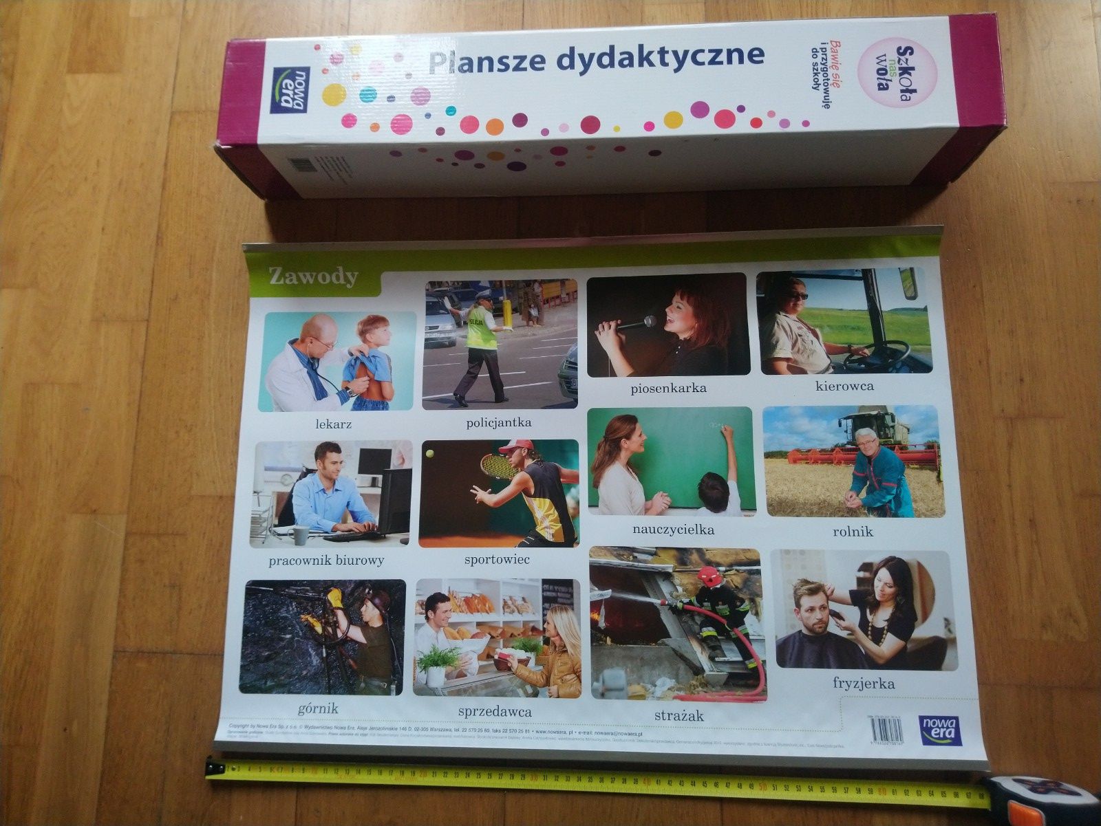Duże plansze dydaktyczne do zerówki Nowa Era