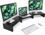 Podstawa na 2 monitory w kolorze czarnym TV RFIVER CM1009