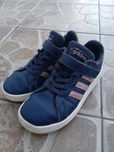 Buty dziewczęce granatowo-różowe Adidas  roz. 32