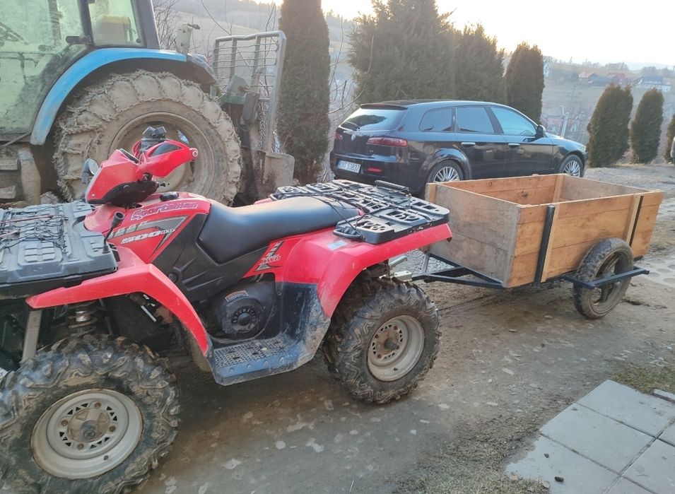 Sprzedam Quad polaris sportsman 4x4 500 zarejestrowany przyczepka,plug