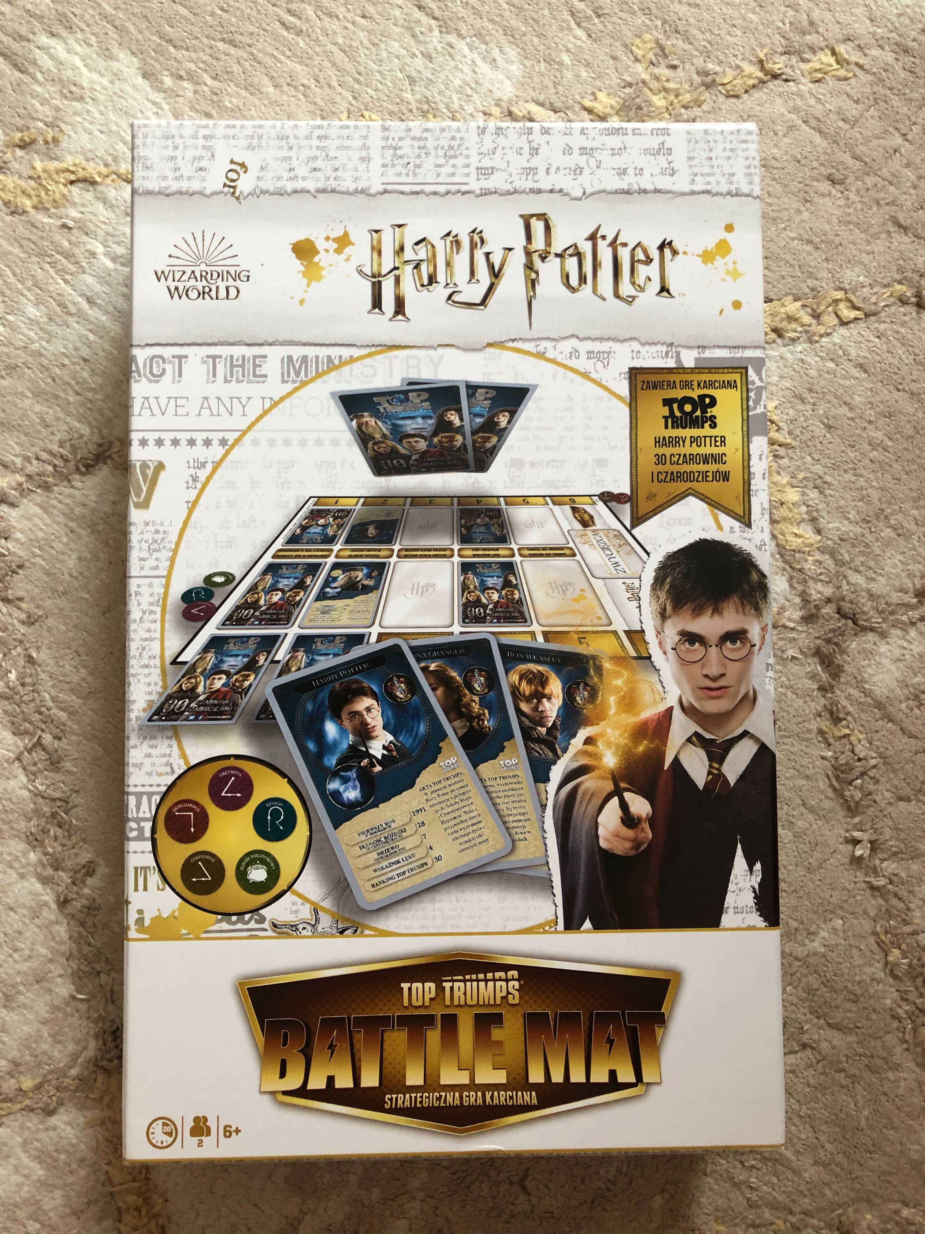 Winning Moves, gra karciana Top Trumps Battle Mat Harry Potter