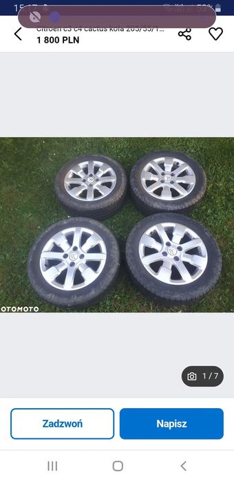 Citroen c3 c4 cactus felgi 16 oryginał psa śruby