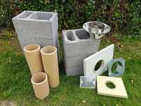 System kominowy, komin ceramiczny, pustak, wkład ceramiczny 180 i in.