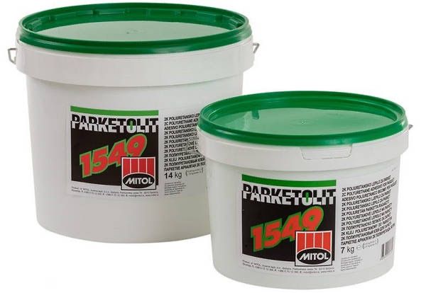 Клей для паркету,  MITOL 1549 2К поліуритановий двокомпонентний 14кг