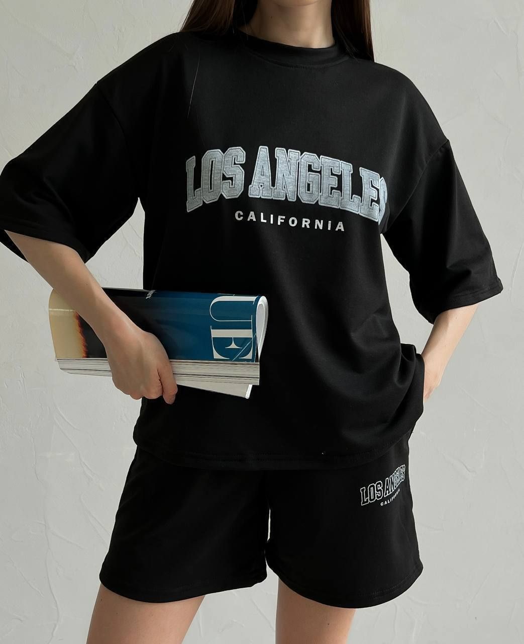 ХІТ СЕЗОНУ!!! Жіночий костюм футболка та шорти лос анджелес