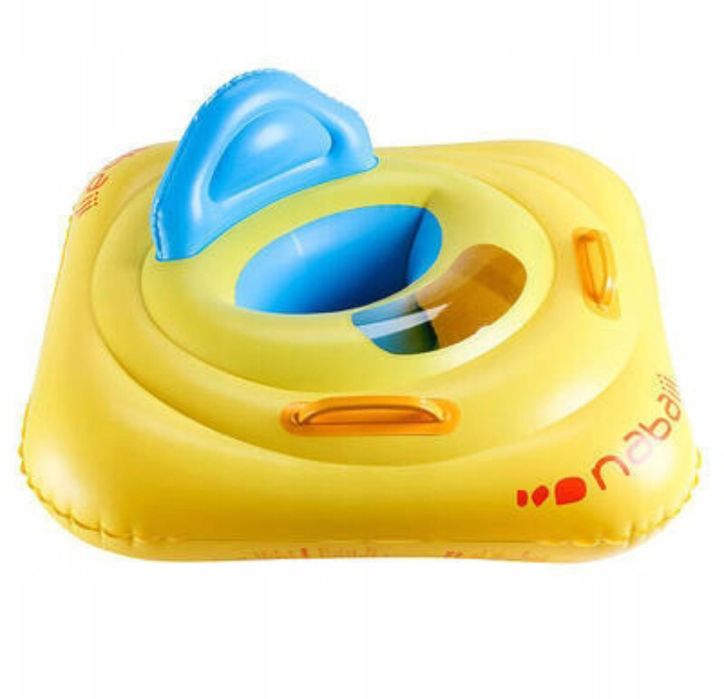 Kółko pompowane dla malucha Nabaiji 7-11 kg z siedzeniem koło dmuchane