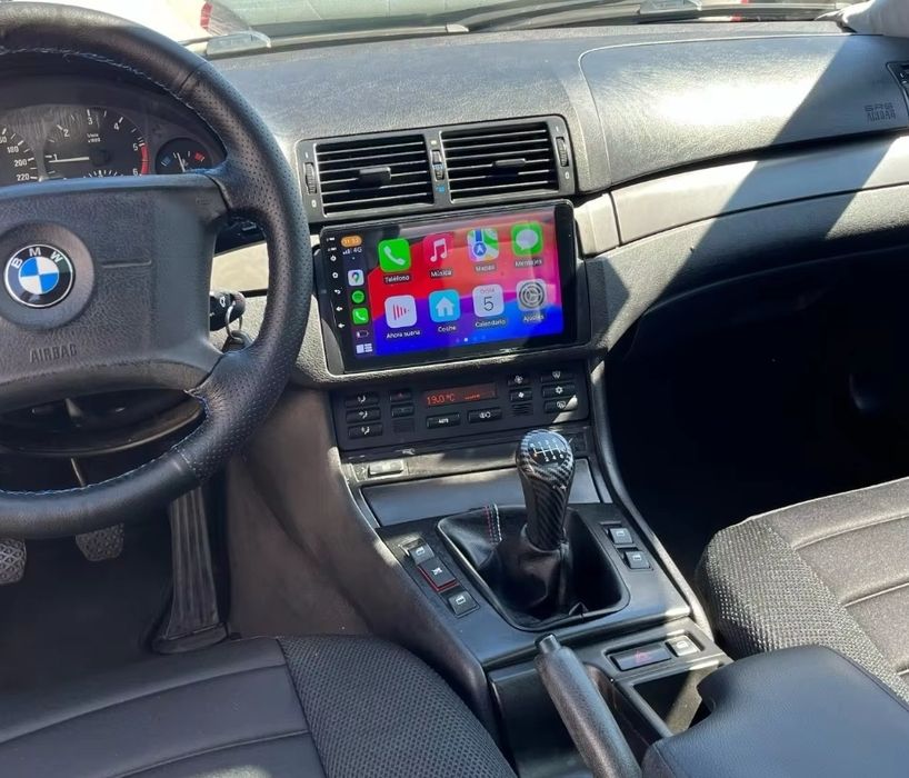 Auto Rádio Bmw E46 Android 2 din ano 1998 até 2006