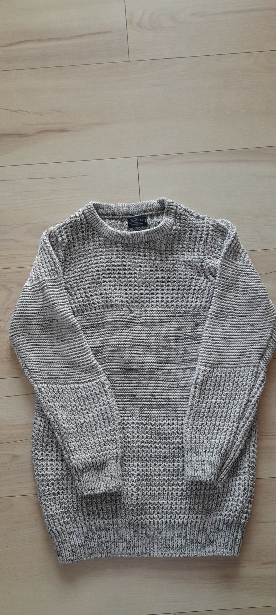 Next sweter dziergany 134cm, 9 lat długi tunika