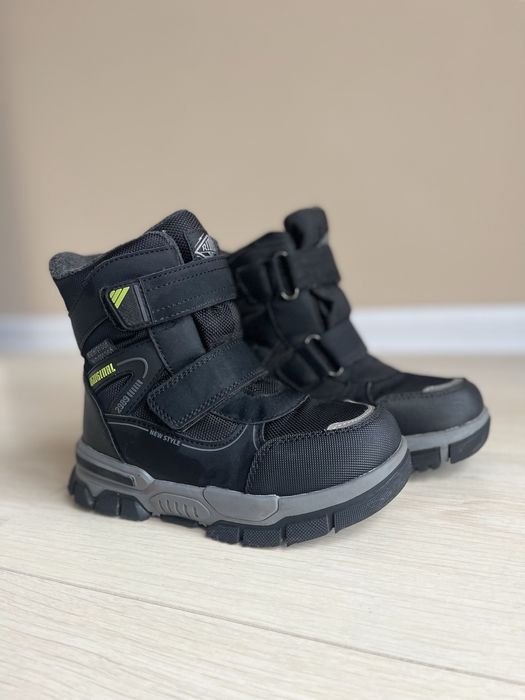 Зимові черевики для хлопчика, 30 розмір, дитяче зимове взуття