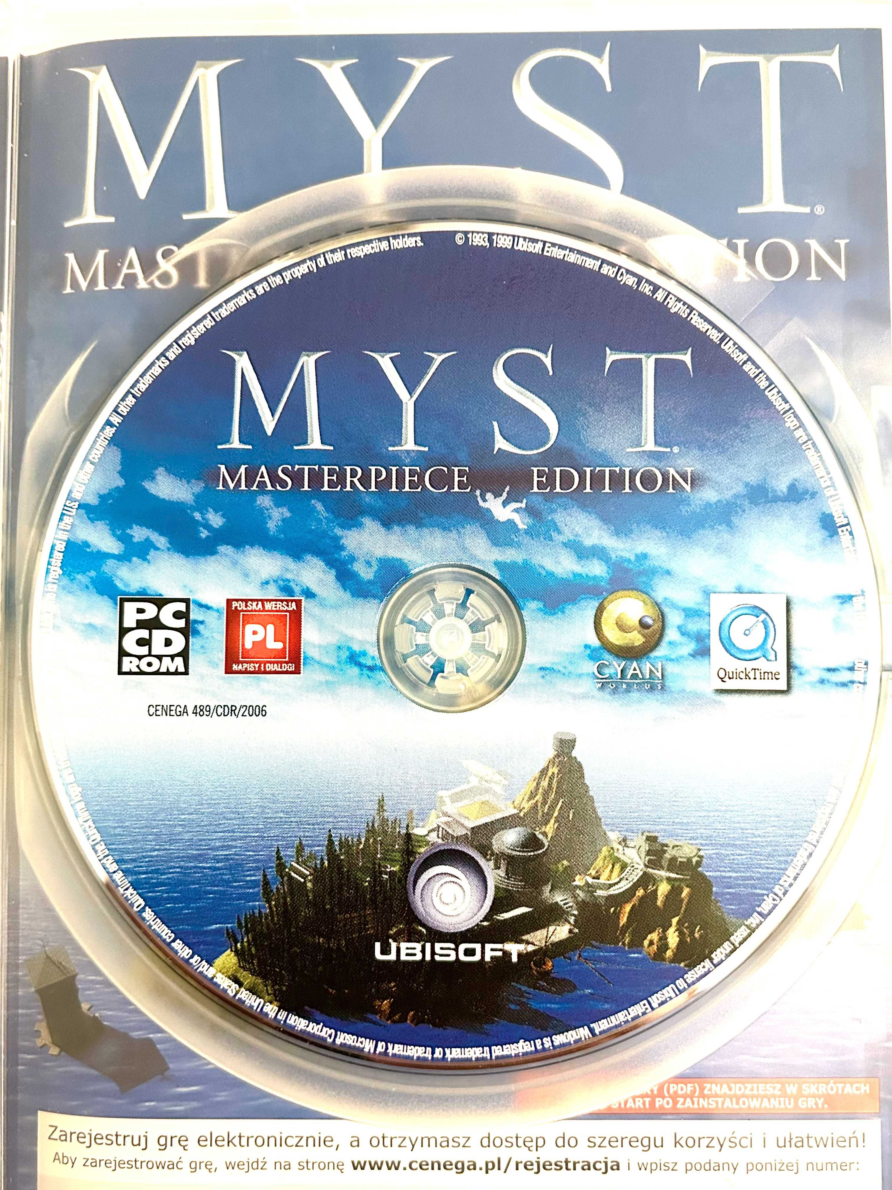MYST Masterpiece Edition PC [CD-ROM] 6/6 BEZ RYS!!!