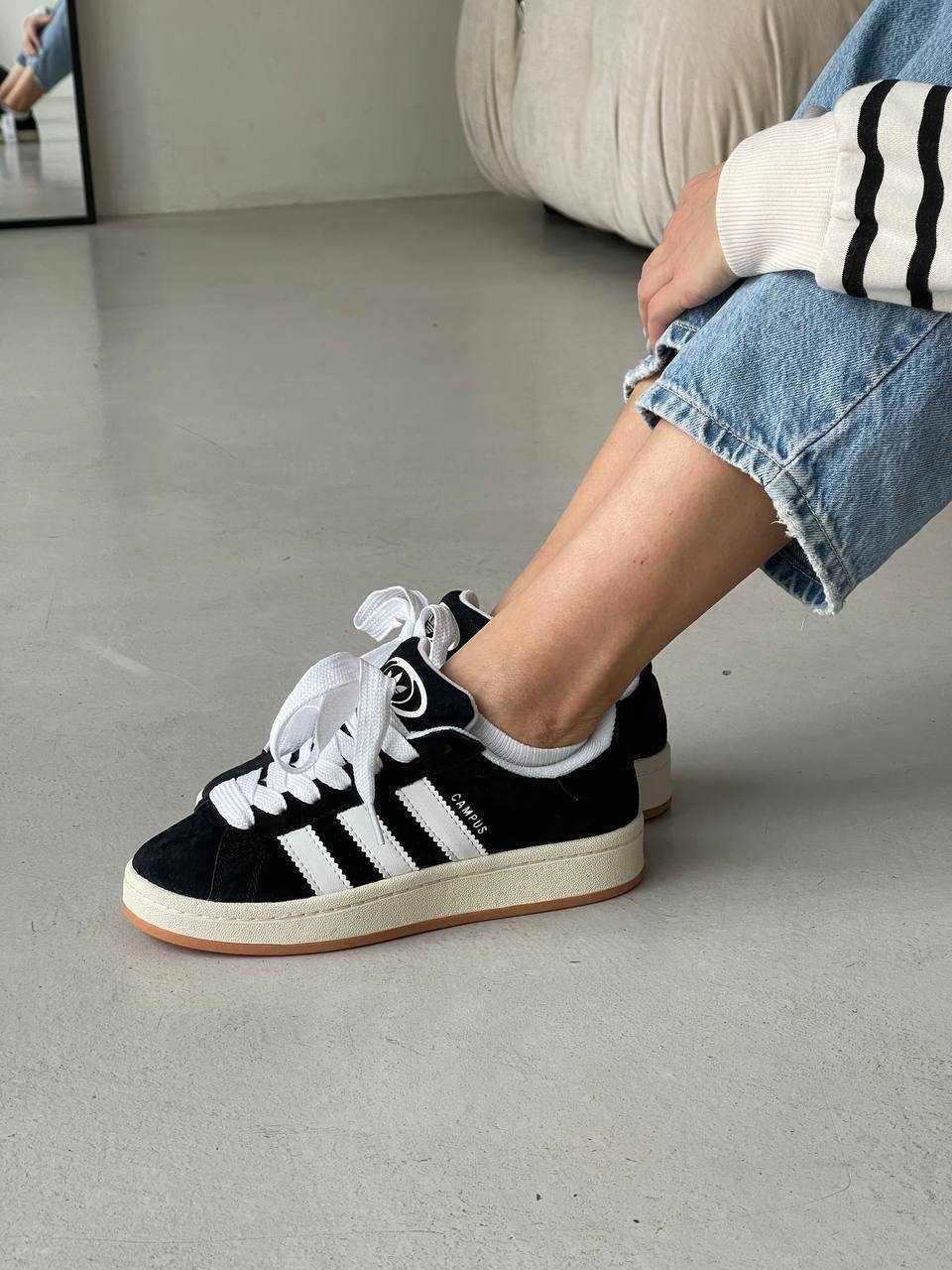 Жіночі кросівки Adidas Campus чорний A00125 ЯКІСТЬ