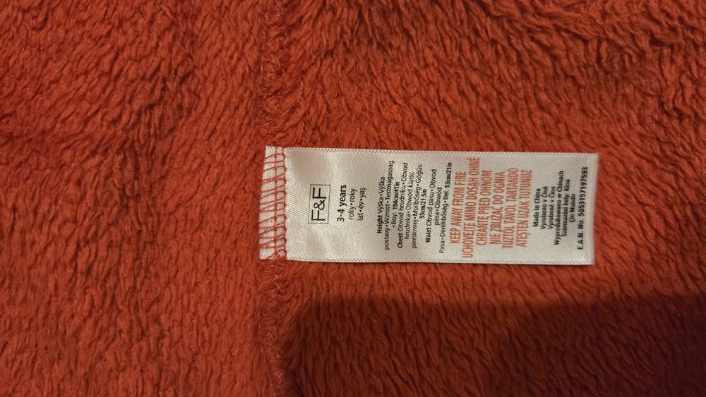 Szlafrok dziecięcy firmy F&F rozmiar 3-4 lata