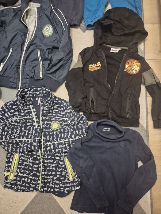 Ubranka roz 116-122 dla chłopca jesienne