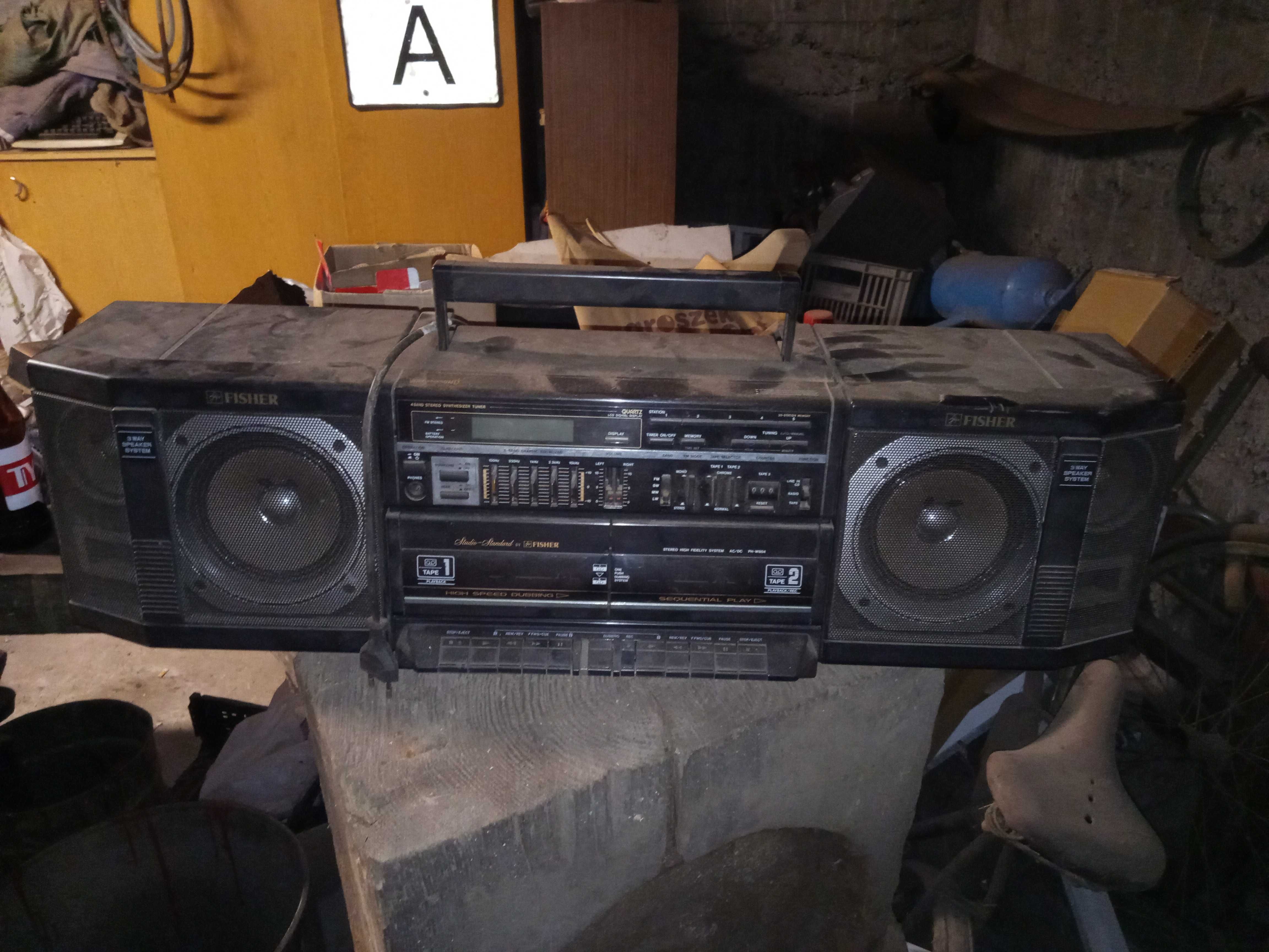 Fisher PH-W804RLO, radiomagnetofon, klasyk, boombox