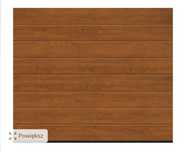 Brama garazowa panele dab brazowa 250x220 automatyczna Mielec