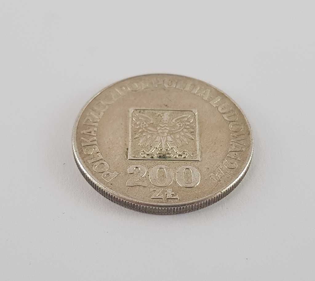 Kolekcjonerska srebrna moneta 200 zł - XXX LAT PRL
