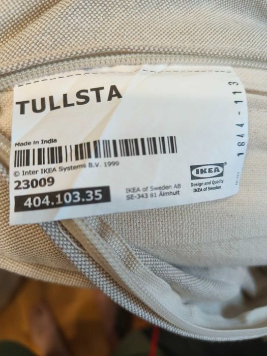Fotel Tullsta beżowy z Ikei