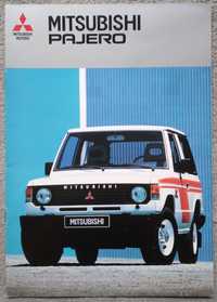 Prospekt Mitsubishi Pajero rok 1987