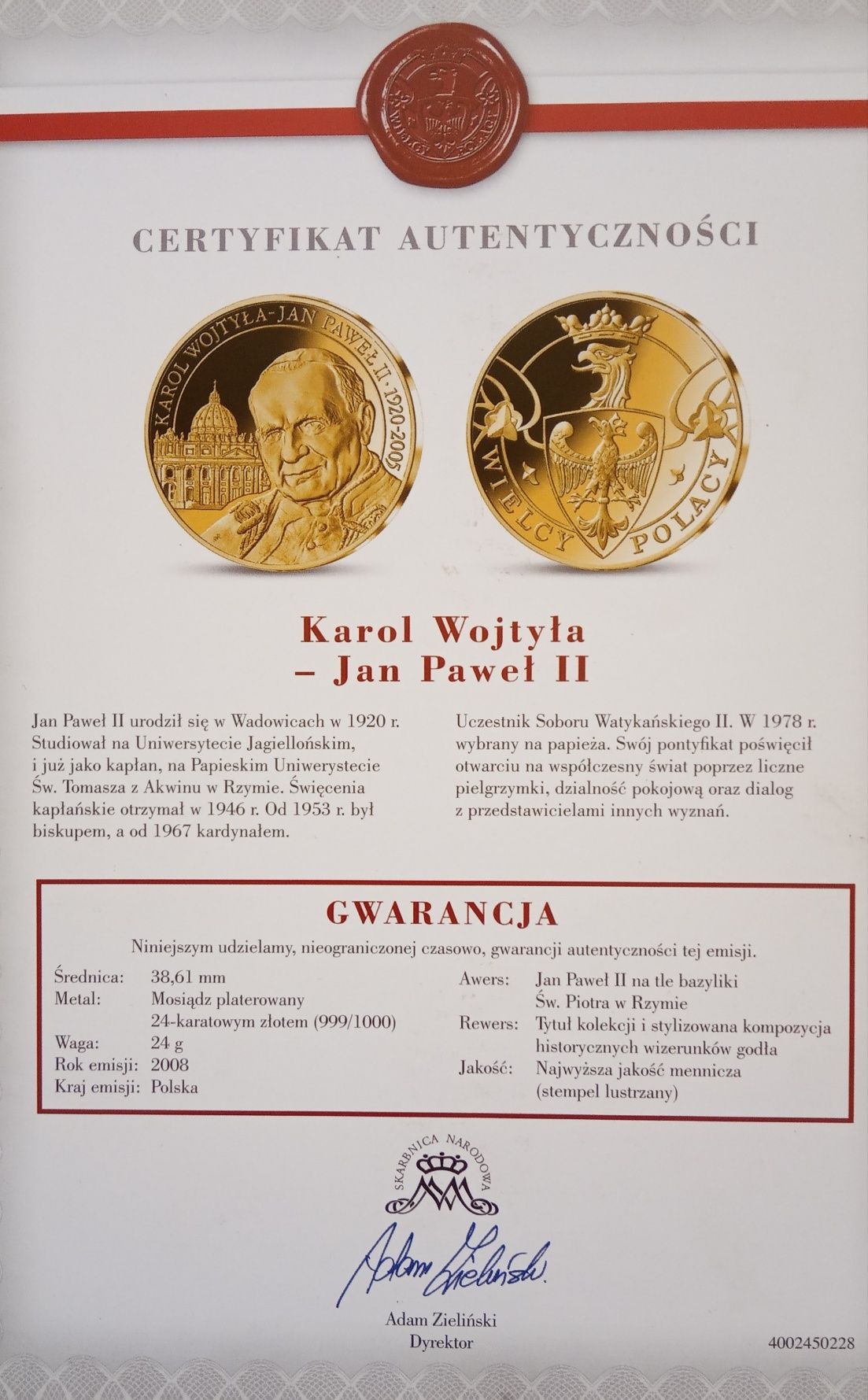 Karol Wojtyła - Jan Paweł II ( Wielcy Polacy )