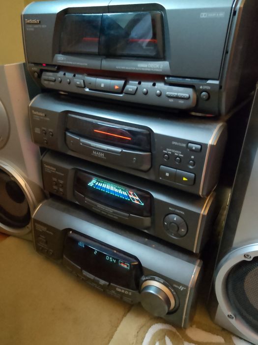 Wieża Technics głośniki sony