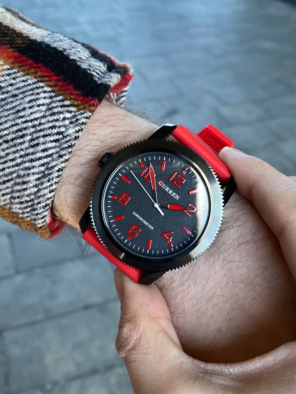 Часы Curren Black-Red