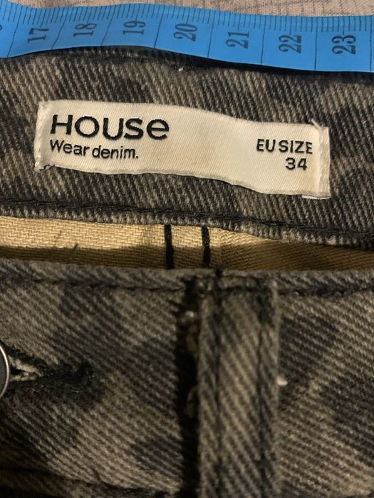 леопардові джинси baggy