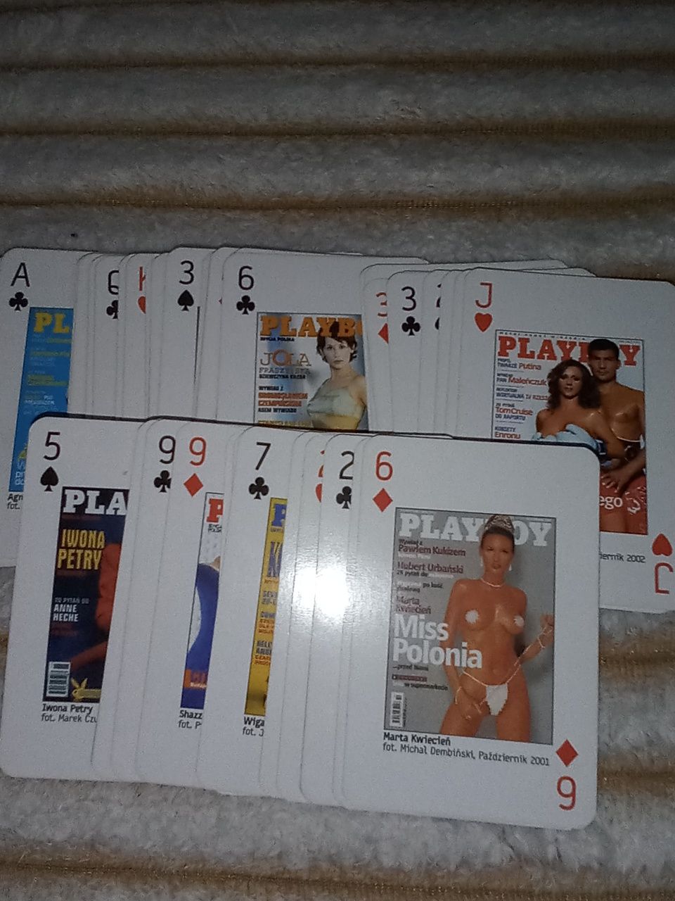 Karty do gry Playboy okładki