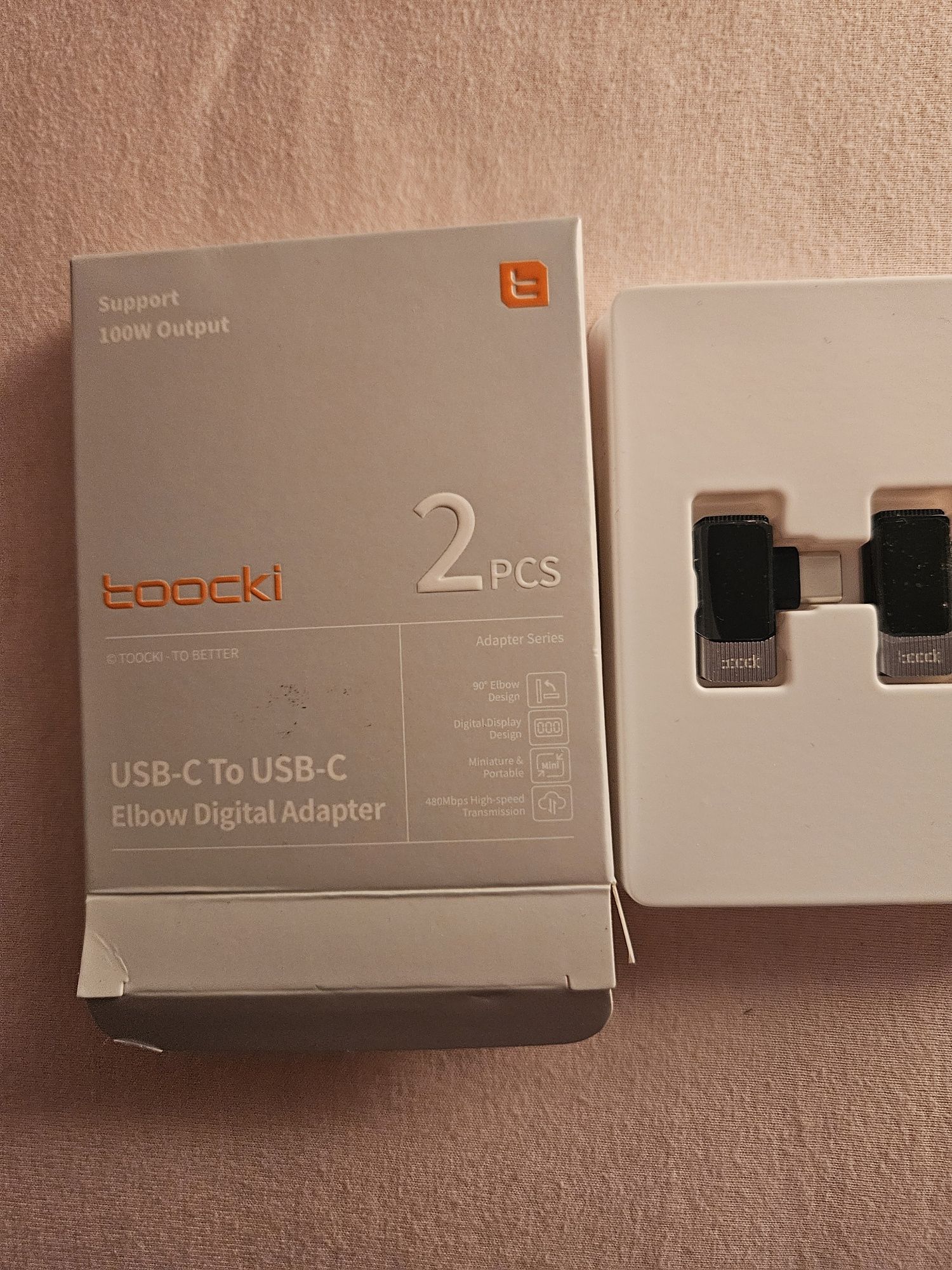 Toocki adapter usb c to usb c 100w