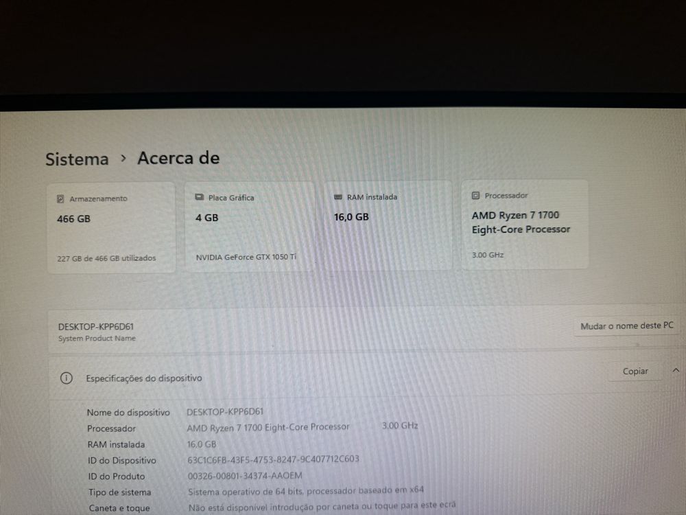 Computador Amd Ryzen 7