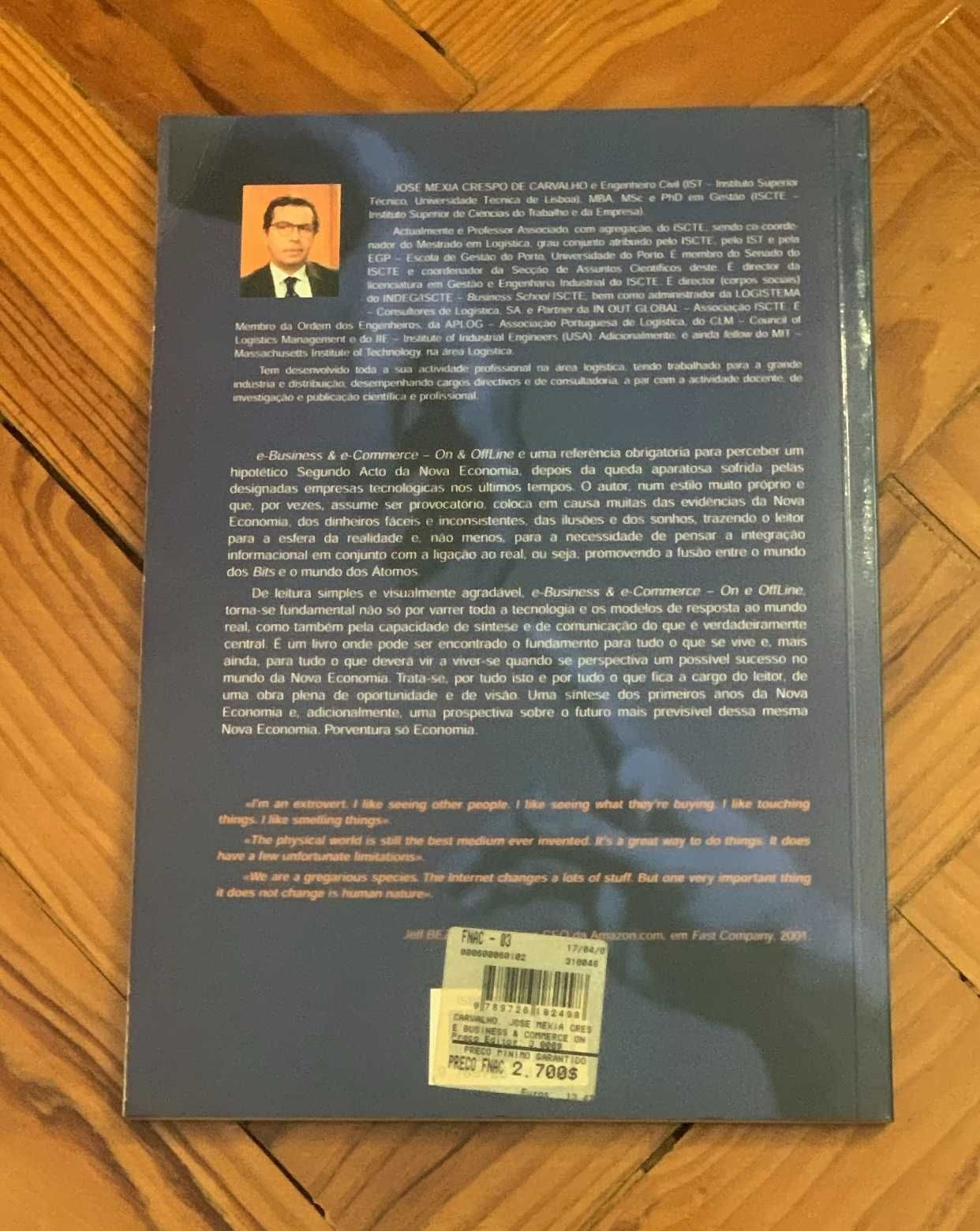 Livro E-Business & E-Commerce: On & OffLine José Crespo de Carvalho