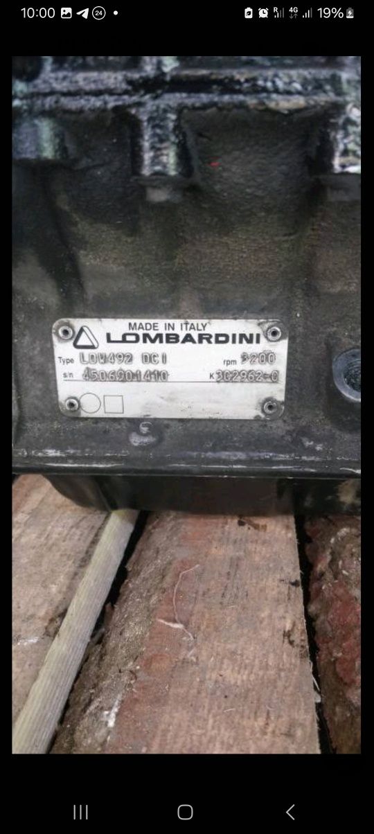 Двигун Lombardini LDW 492DC1 - 2-циліндровий дизель Microcar, Ligier,