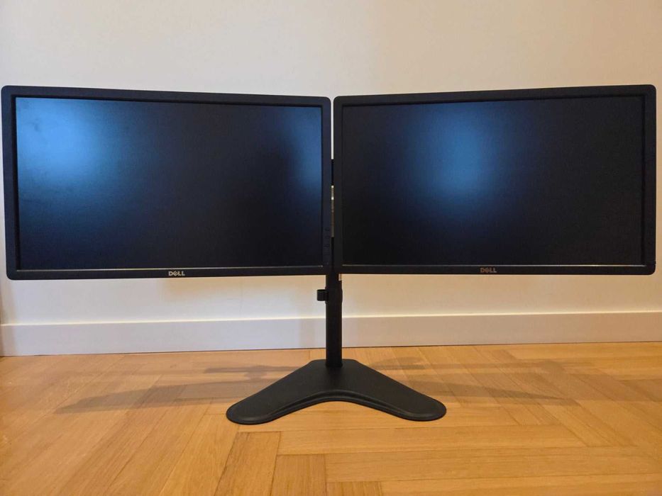 2 monitory DELL U2312HMt 23" FHD IPS na uchwycie